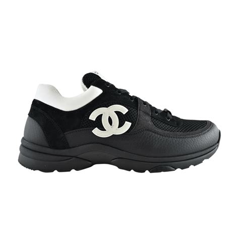 chanel all black sneakers|coco chanel trainers.